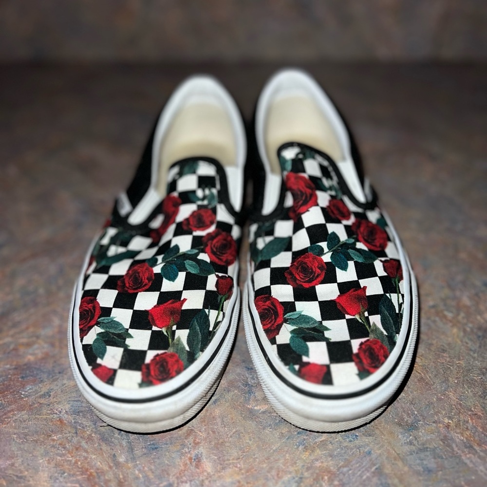 Custom Checkered Vans